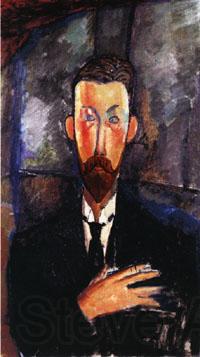 Amedeo Modigliani Portrait of Paul Alexandre in Front of a Window Norge oil painting art